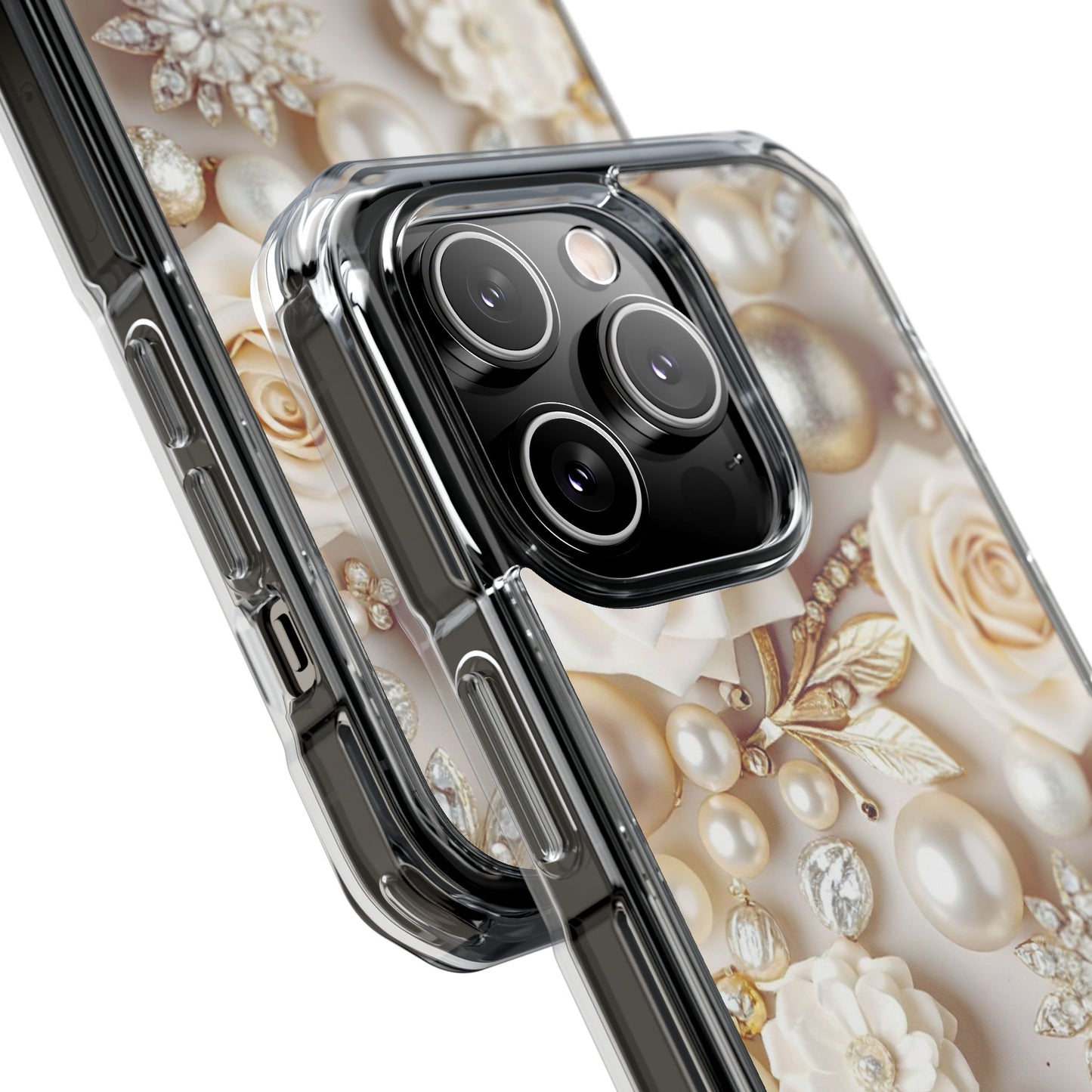 Clear Magnetic Phone Case – Ivory Opulence