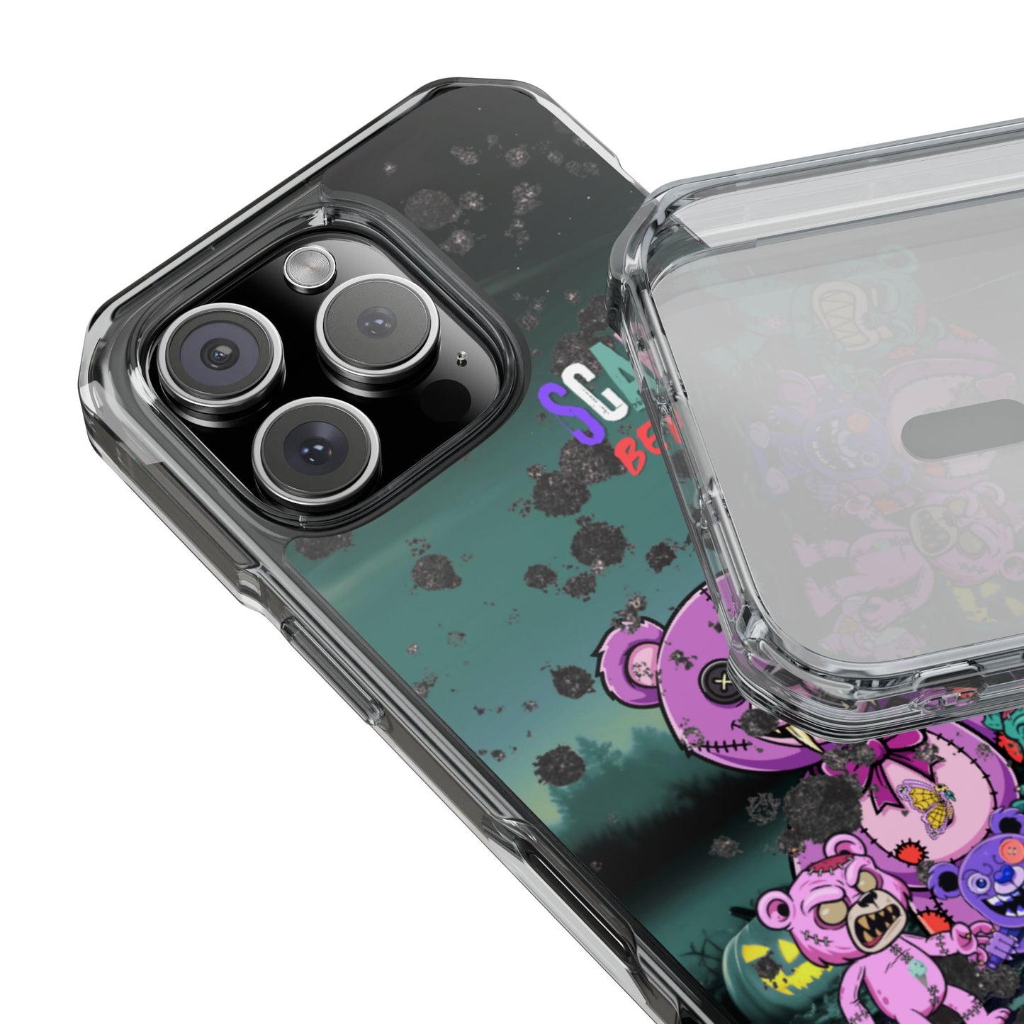 Clear Magnetic Phone Case – Scare Bears