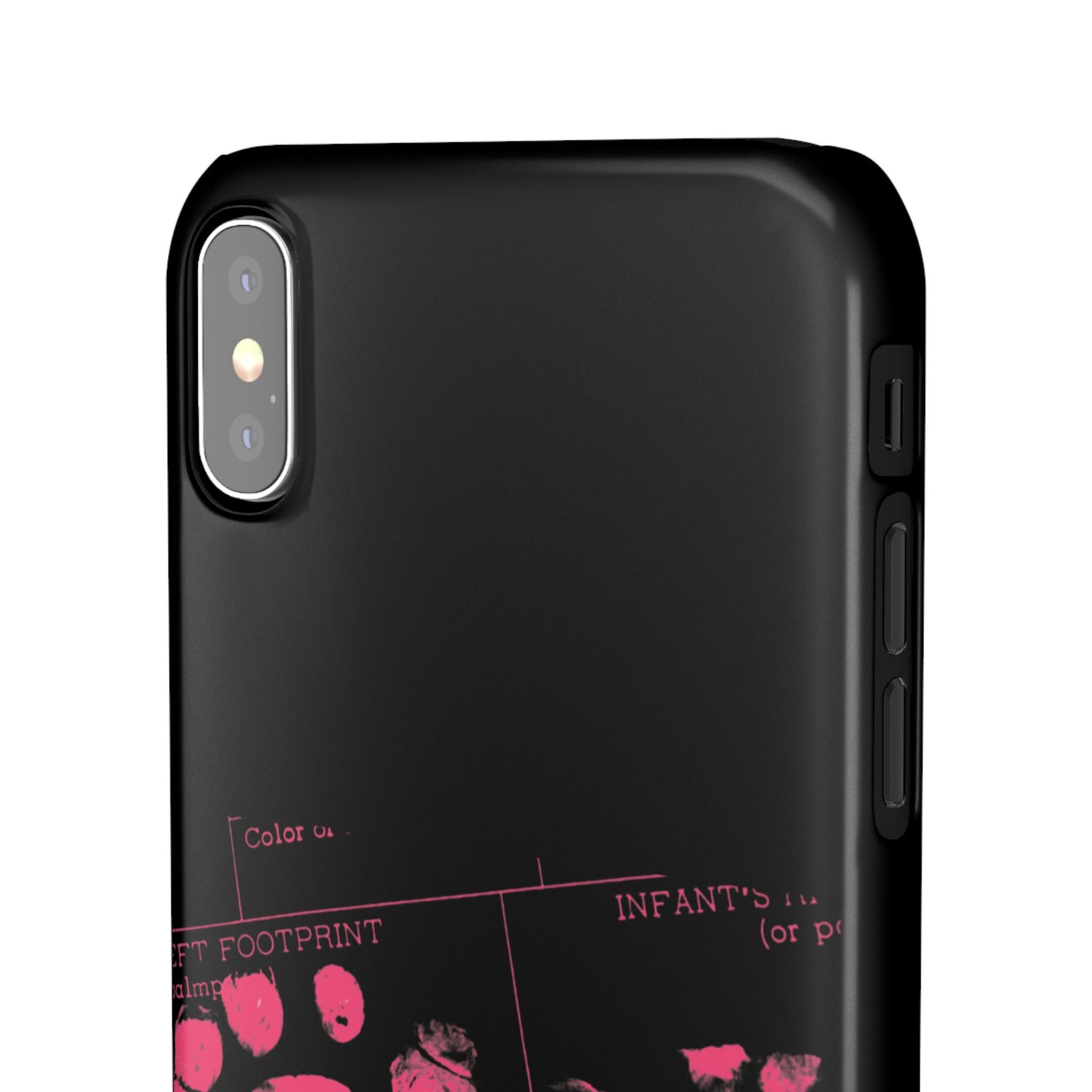 Snap Phone Case – Mom’s Little Pink Footprints