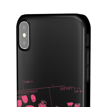 Snap Phone Case – Mom’s Little Pink Footprints