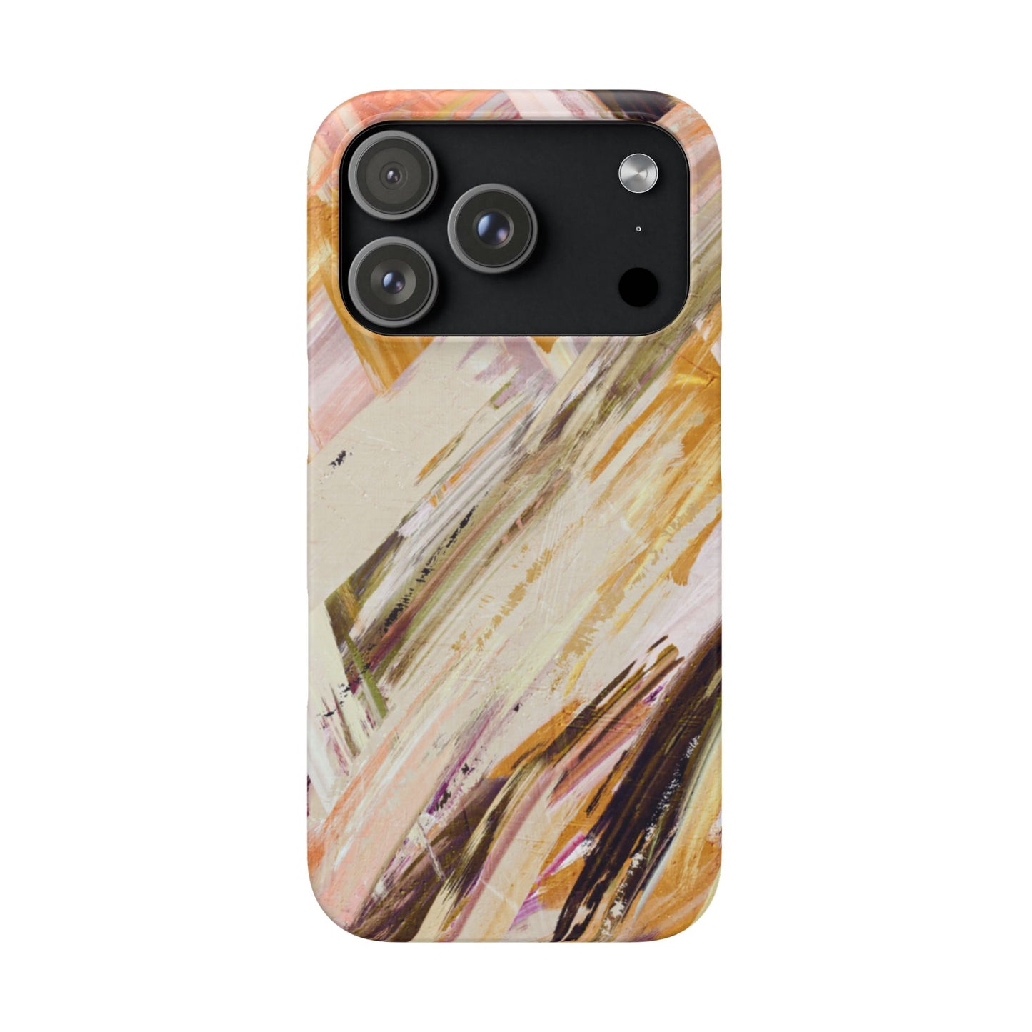 Snap Phone Case – Brush & Bronze