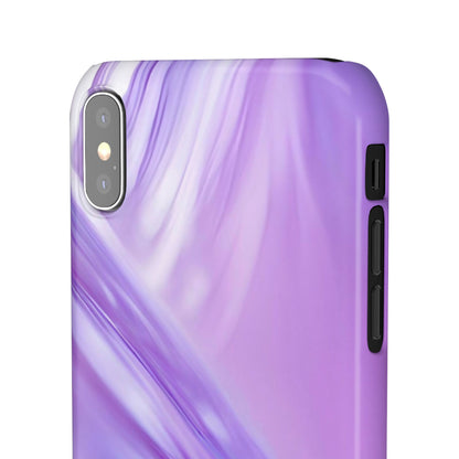 Snap Phone Case – Lavender Wave
