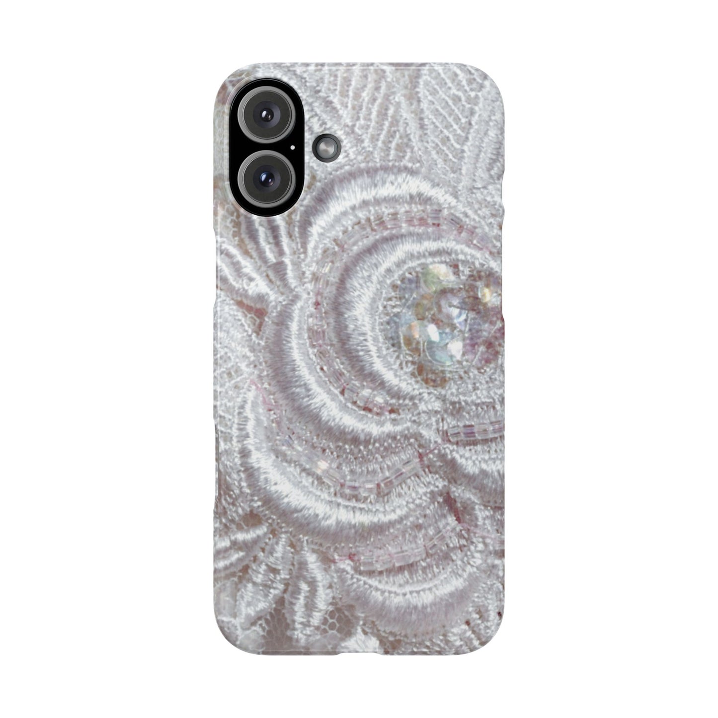 Slim Phone Case – Lace Veil