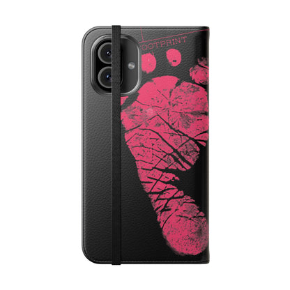 Flip Case – Mom’s Little Pink Footprints