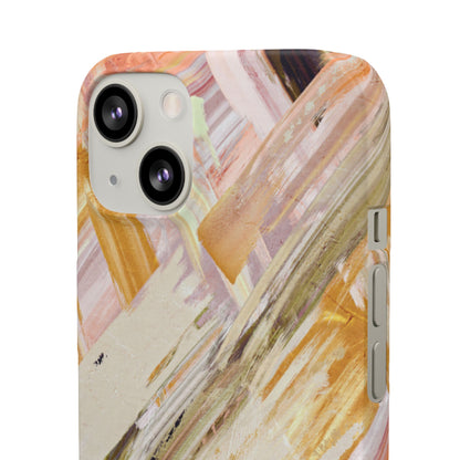 Snap Phone Case – Brush & Bronze