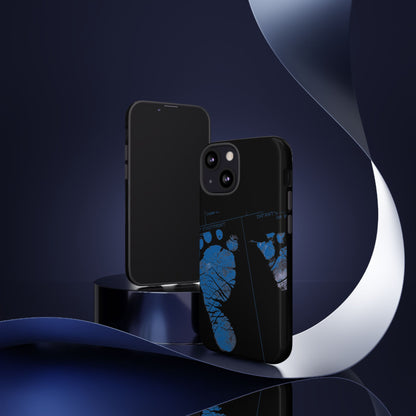 Protective Phone Case – Mom’s Little Blue Footprints