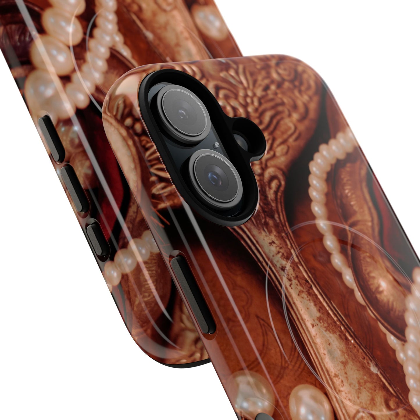 Protective Magnetic Phone Case – Bronze Vanity