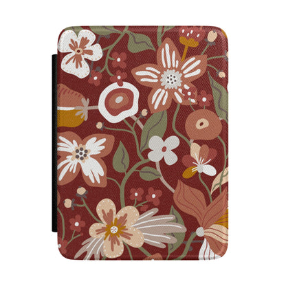 E-Reader Case – Rust & Wildflowers
