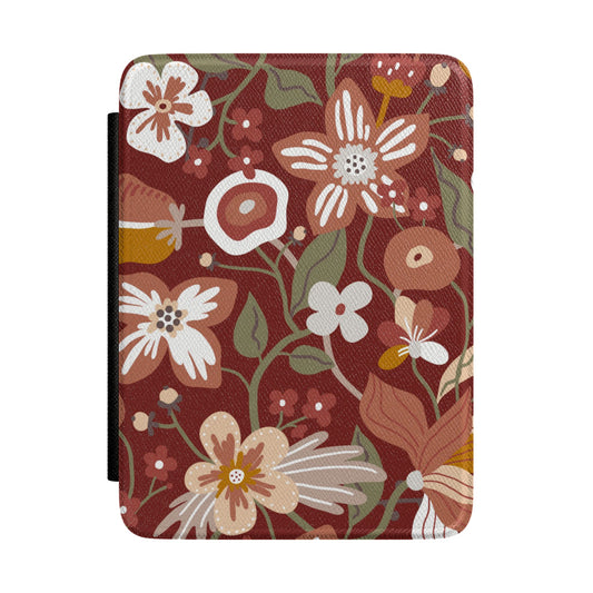 E-Reader Case – Rust & Wildflowers