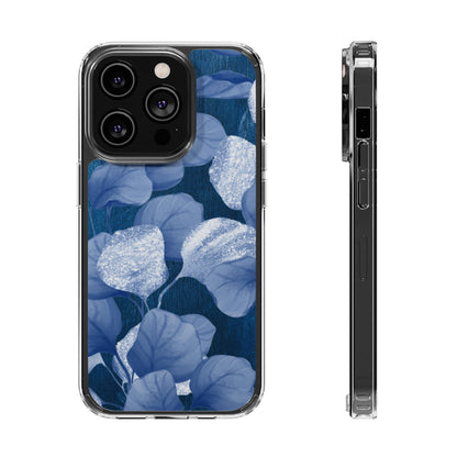 Clear Magnetic Phone Case – October Blues