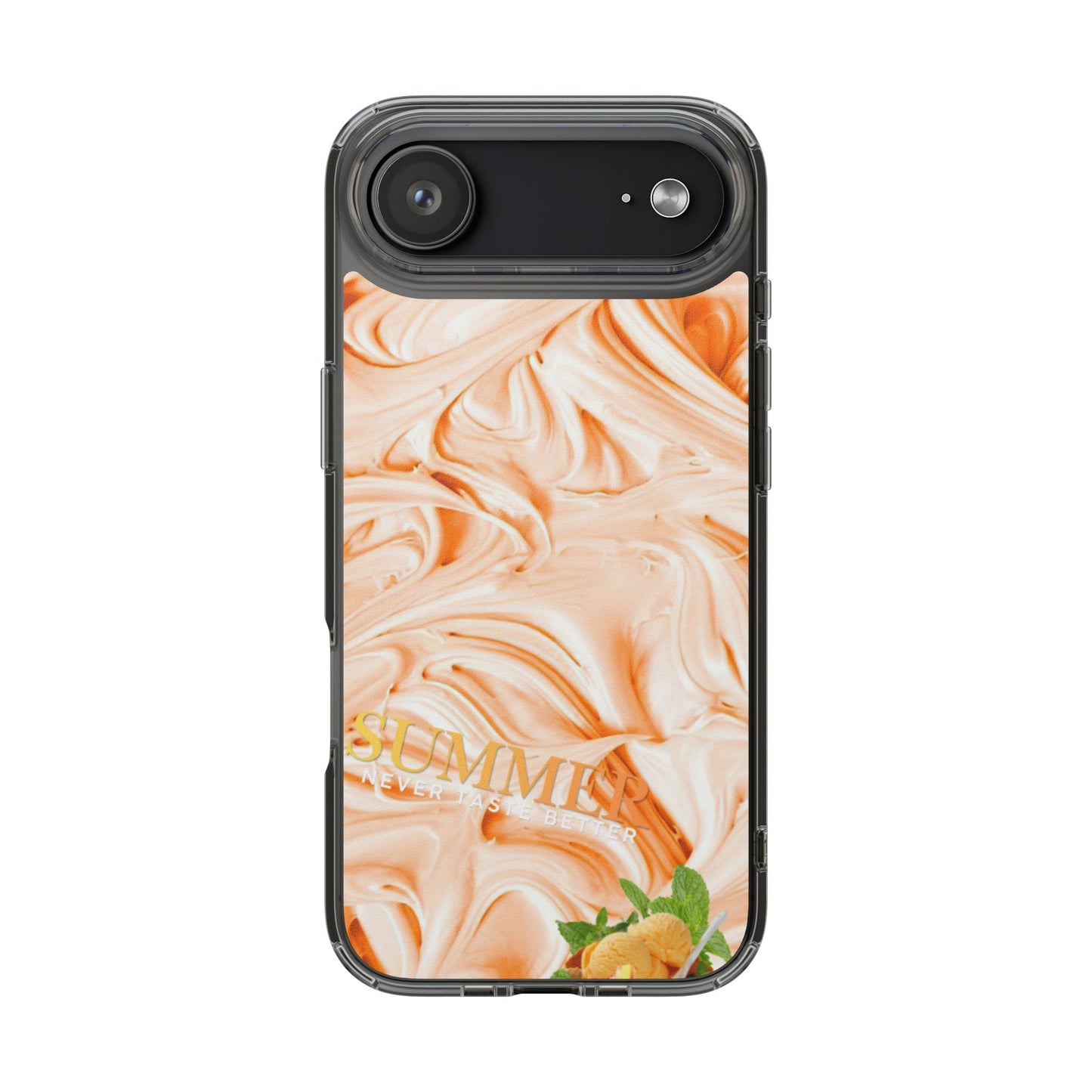 Clear Phone Case – Peach Sorbet