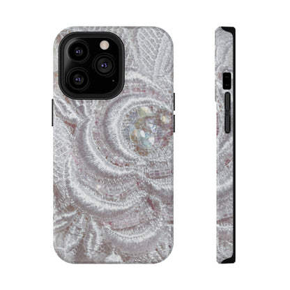 Impact-Resistant Phone Case – Lace Veil