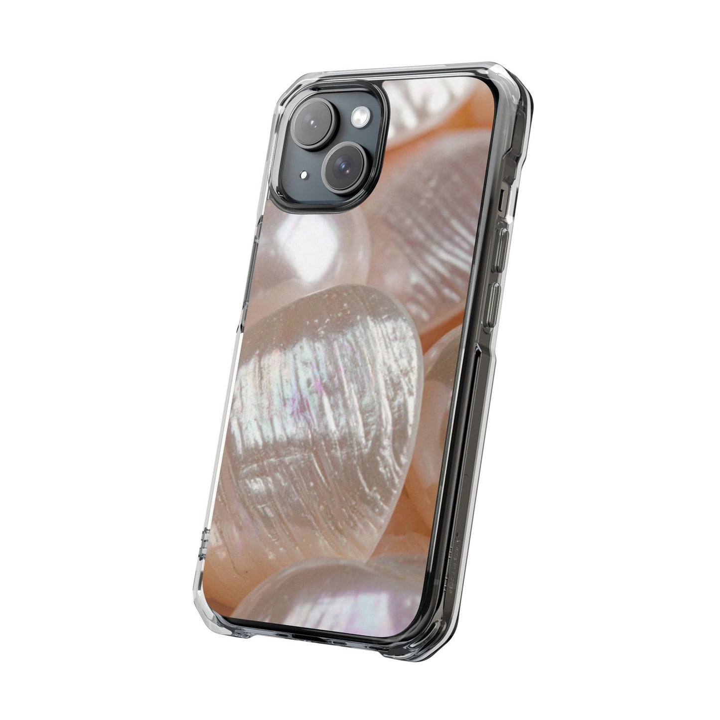 Clear Magnetic Phone Case – Blush Pearl