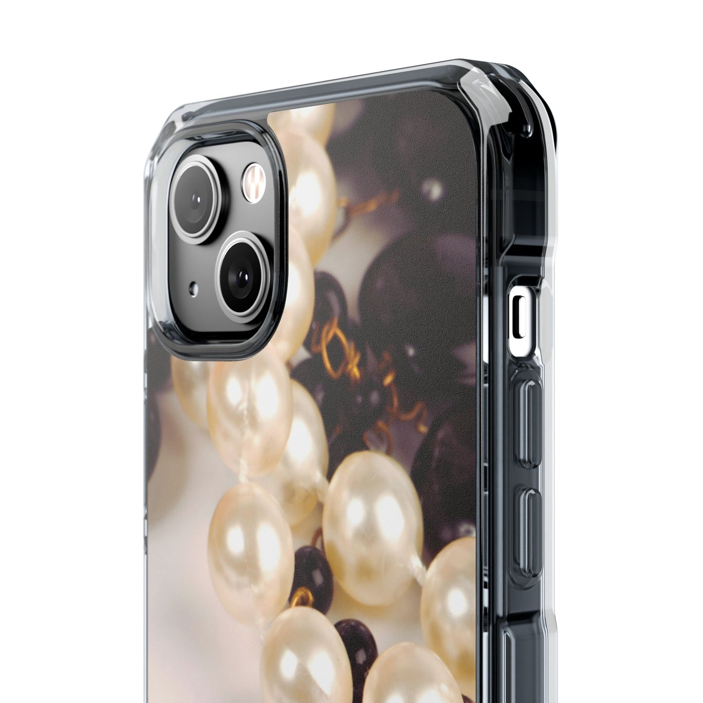 Clear Magnetic Phone Case – Noir Pearl