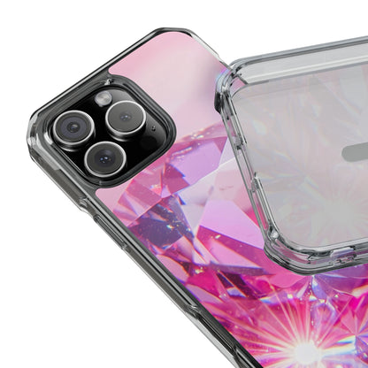 Clear Magnetic Phone Case – Pink Ice