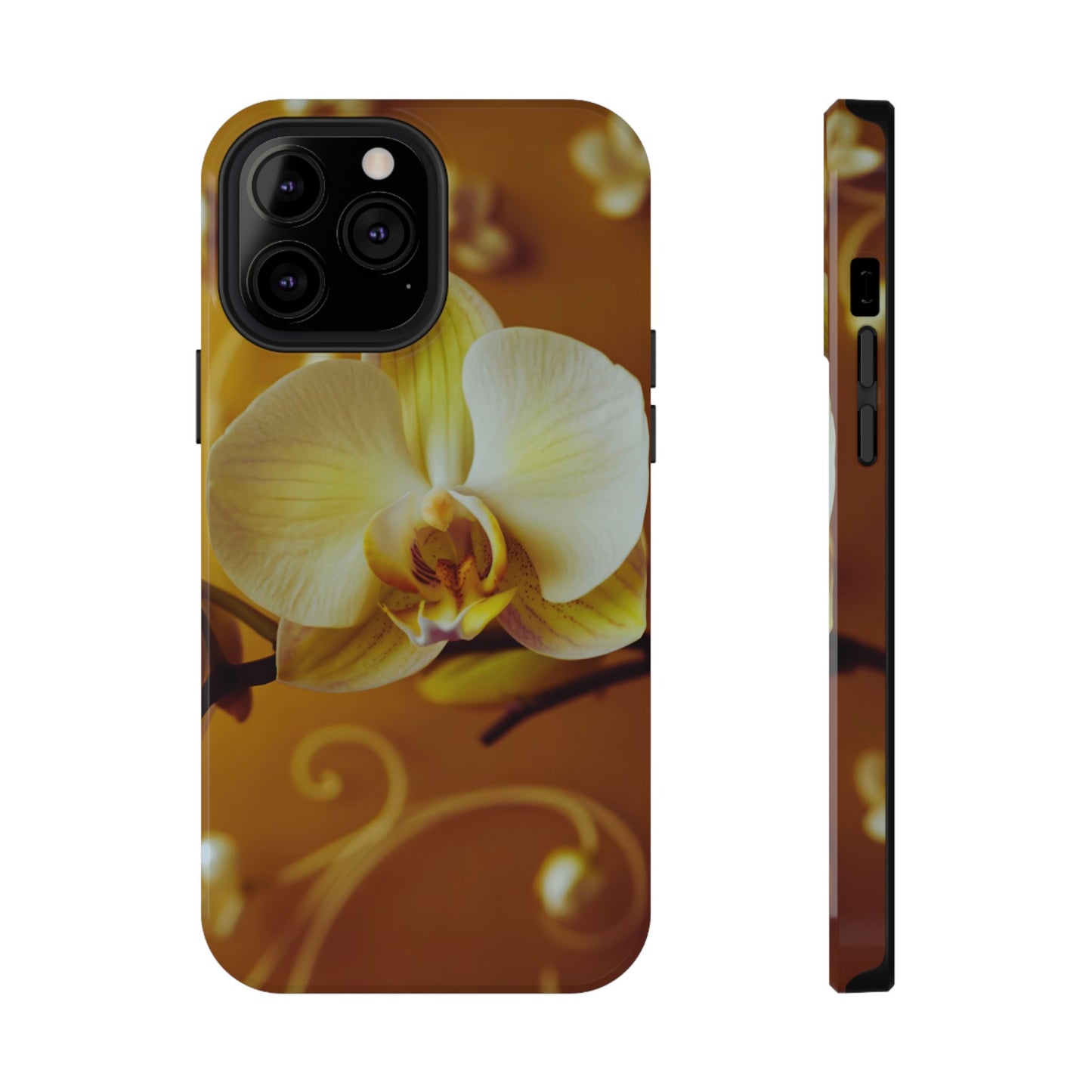 Protective Phone Case – Amber Orchid