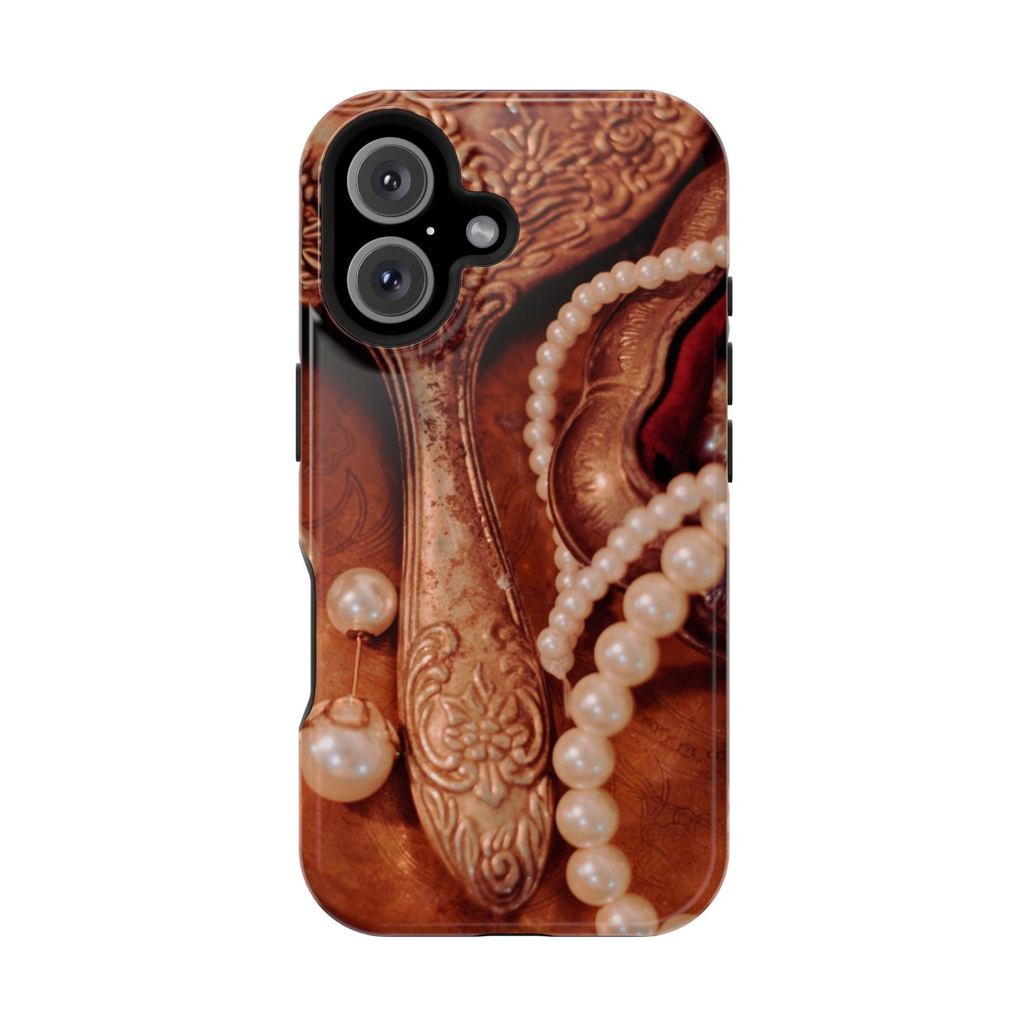 Impact-Resistant Phone Case – Bronze Vanity
