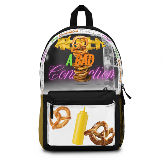 Backpack – Never a Bad Connection Pretzel Stack Design