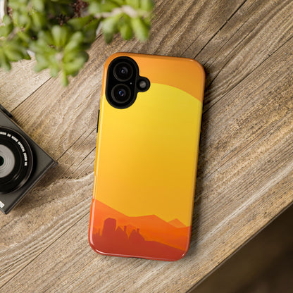 Protective Phone Case – Desert Sunrise