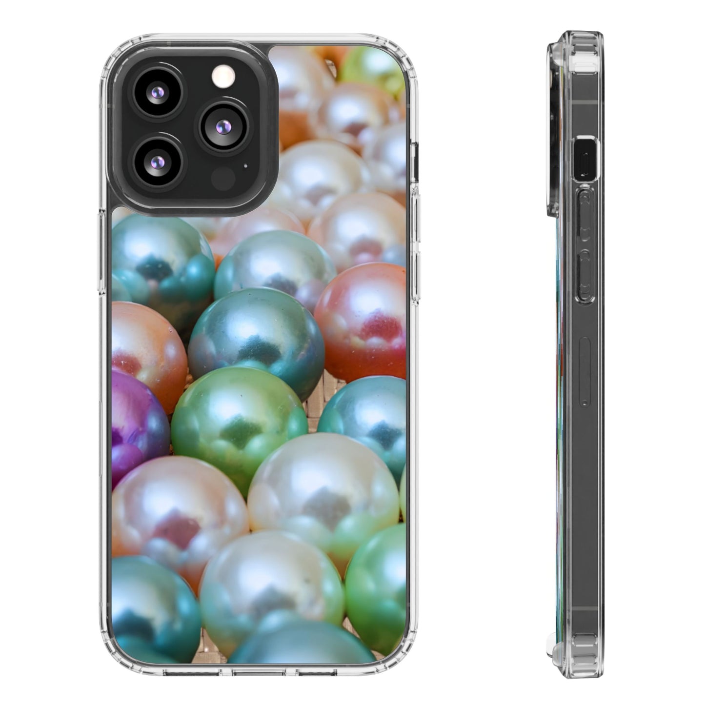 Clear Phone Case – Pearl Pop