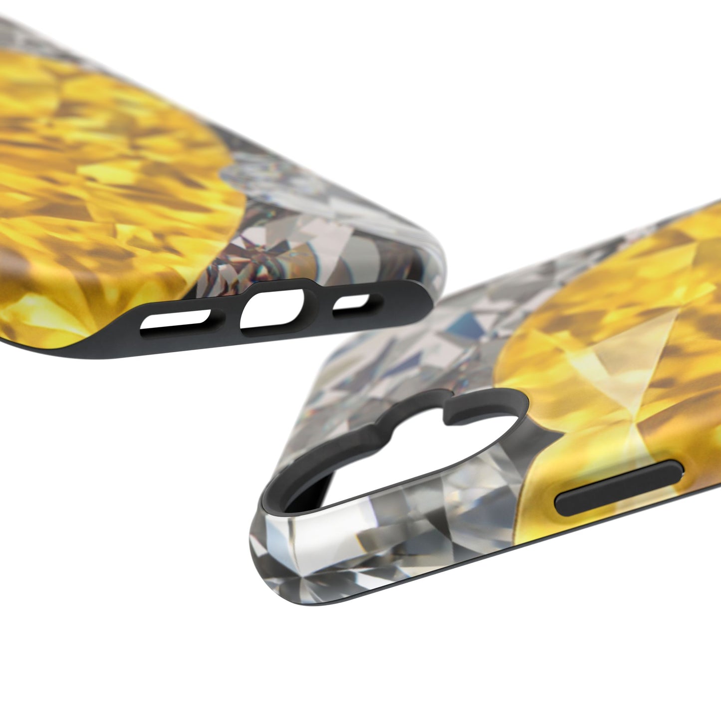 Impact-Resistant Phone Case – Heart of Gold