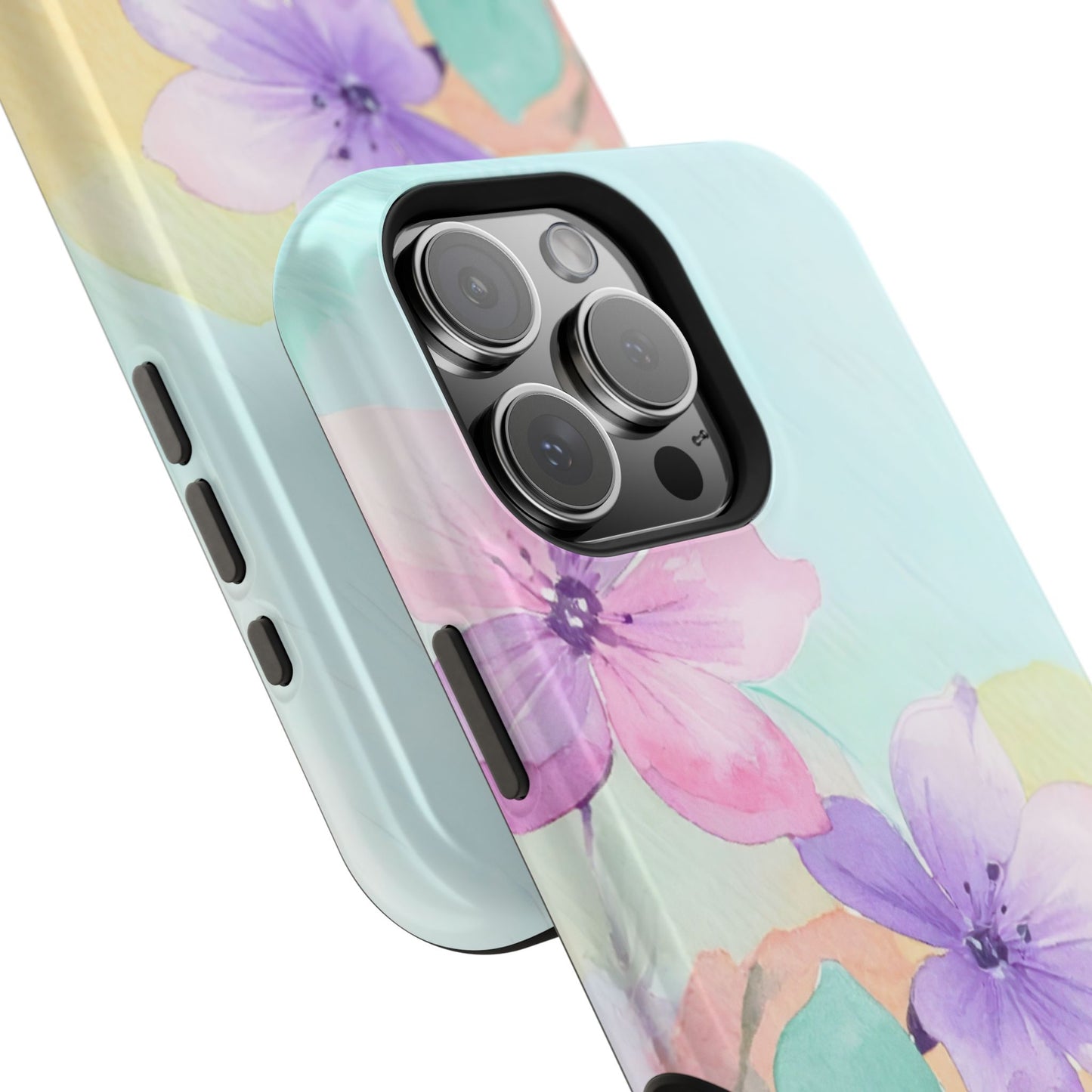 Impact-Resistant Phone Case – Water Petal