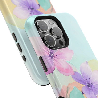 Impact-Resistant Phone Case – Water Petal