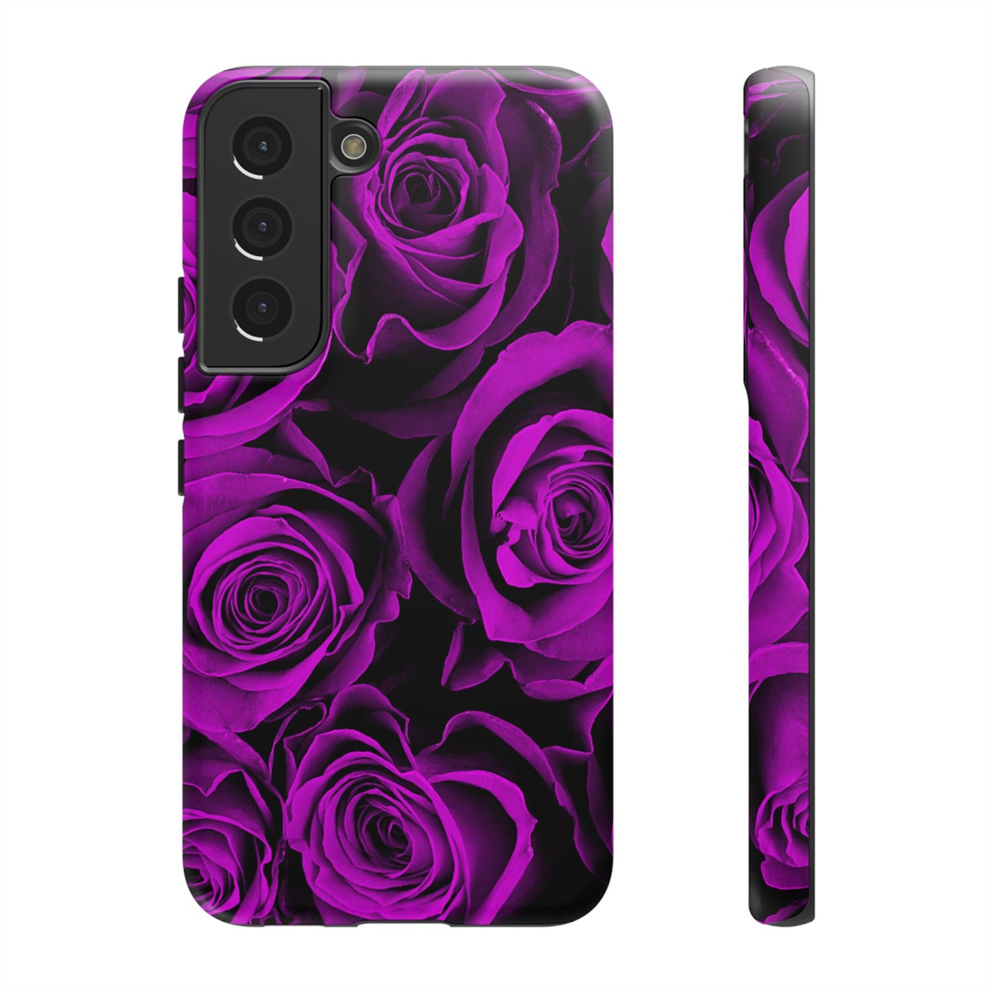 Protective Phone Case – Amethyst Roses