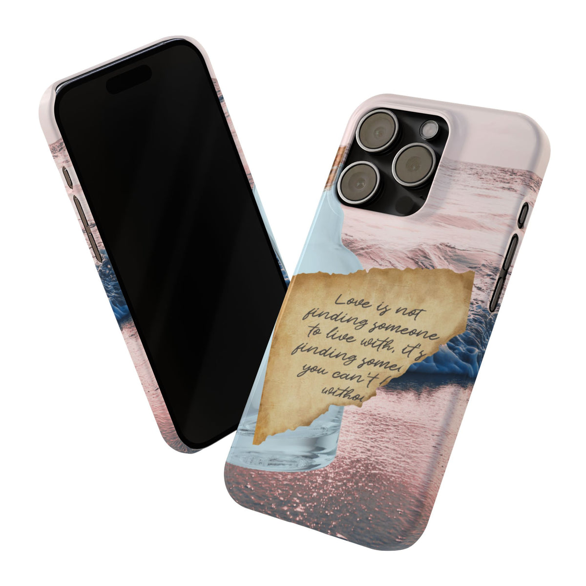 Slim Phone Case – Written in the Tide
