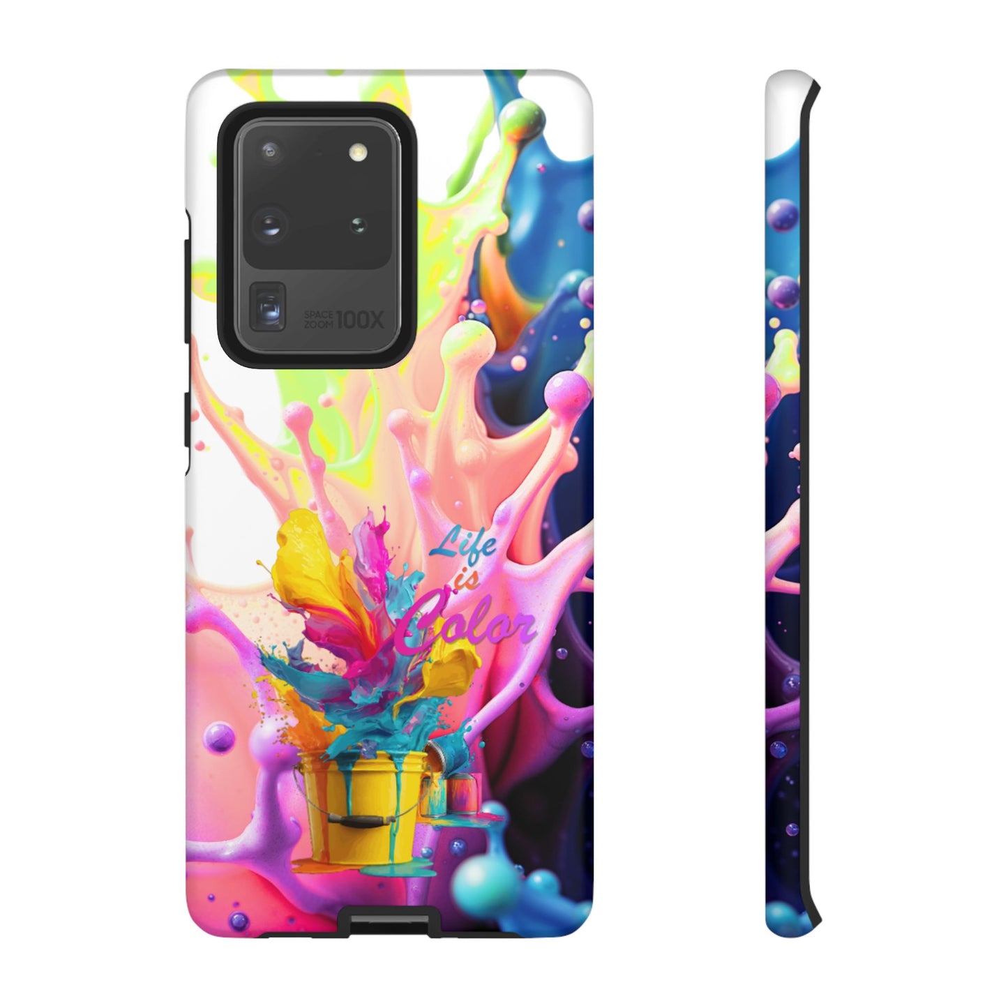 Color Splash Phone Case — “Life in Color” Protective Tough Case