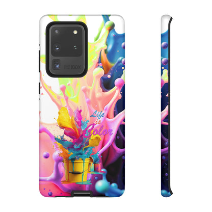 Color Splash Phone Case — “Life in Color” Protective Tough Case