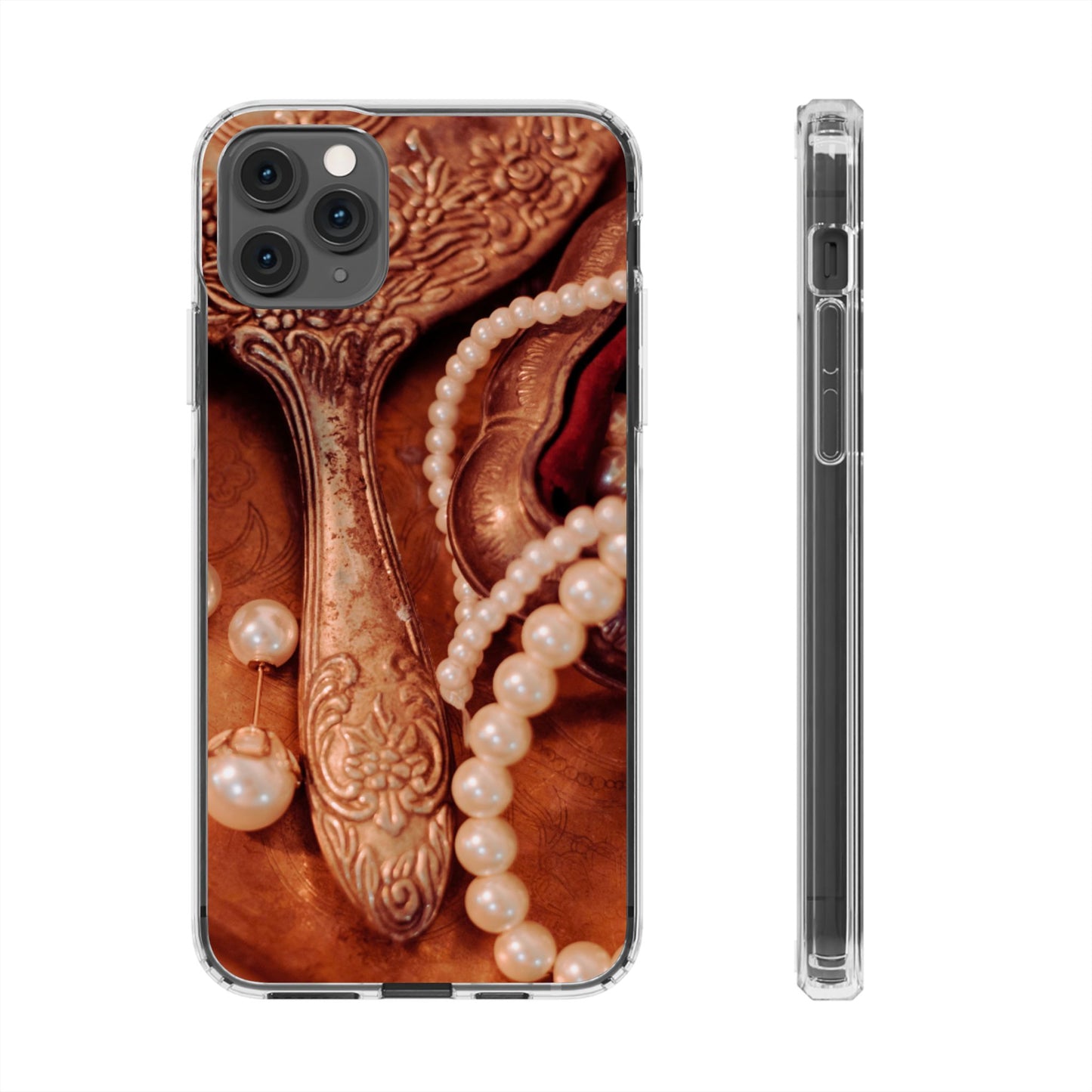 Clear Phone Case – Bronze Vanity