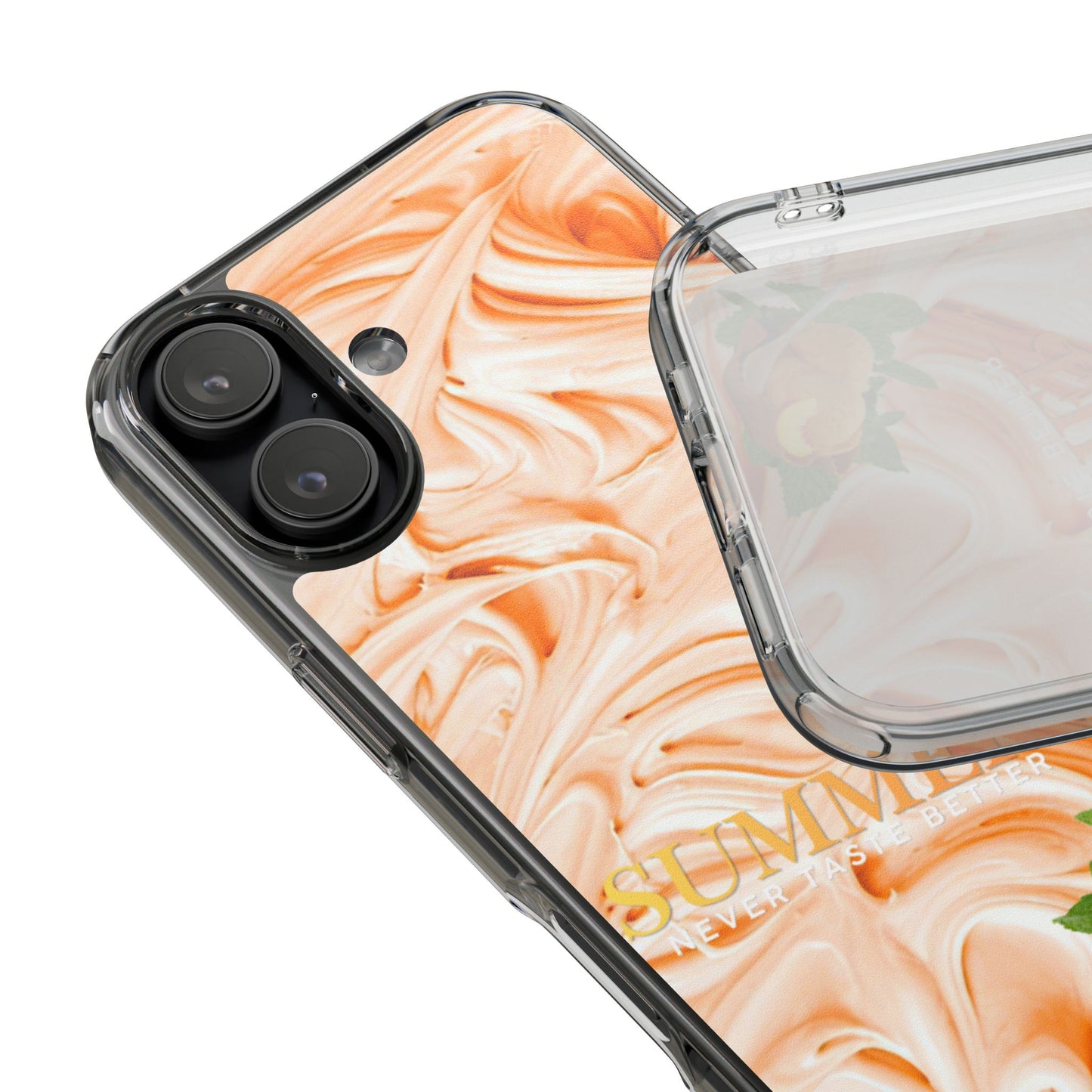 Clear Phone Case – Peach Sorbet