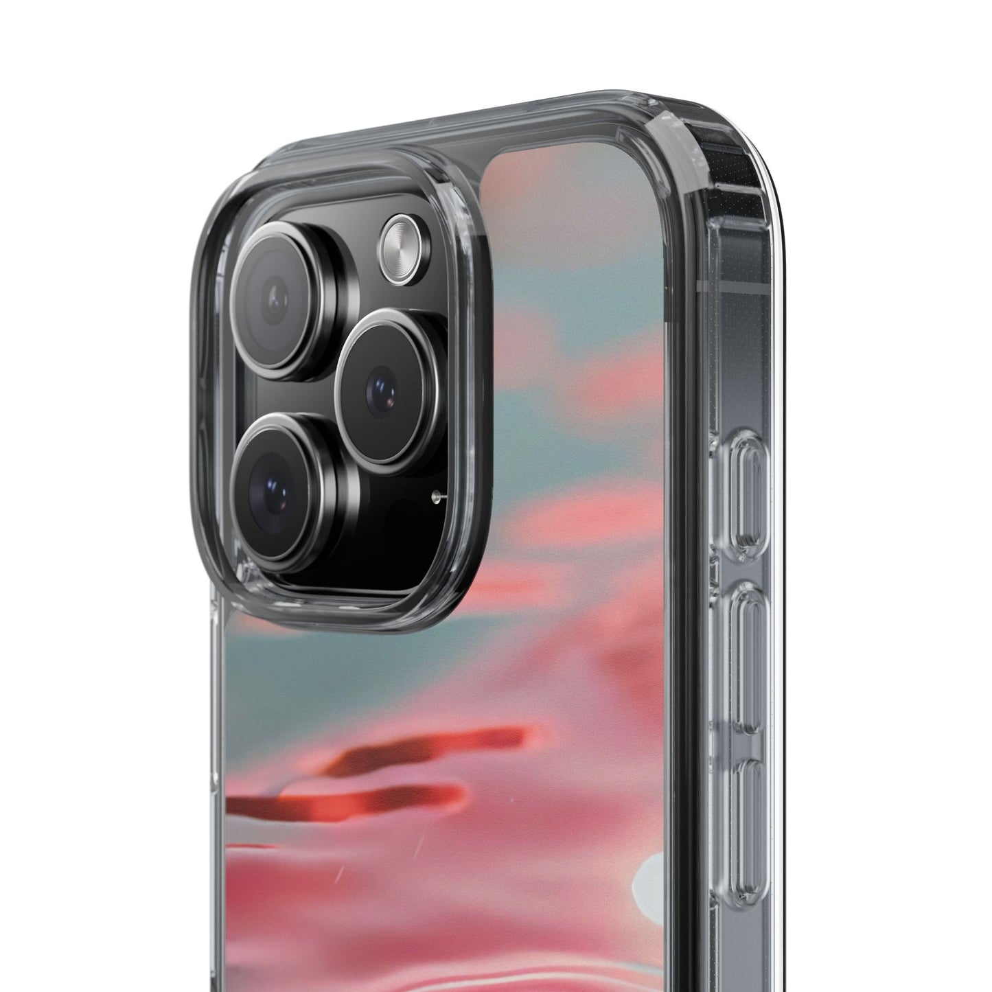 Clear Phone Case – Liquid Sunset