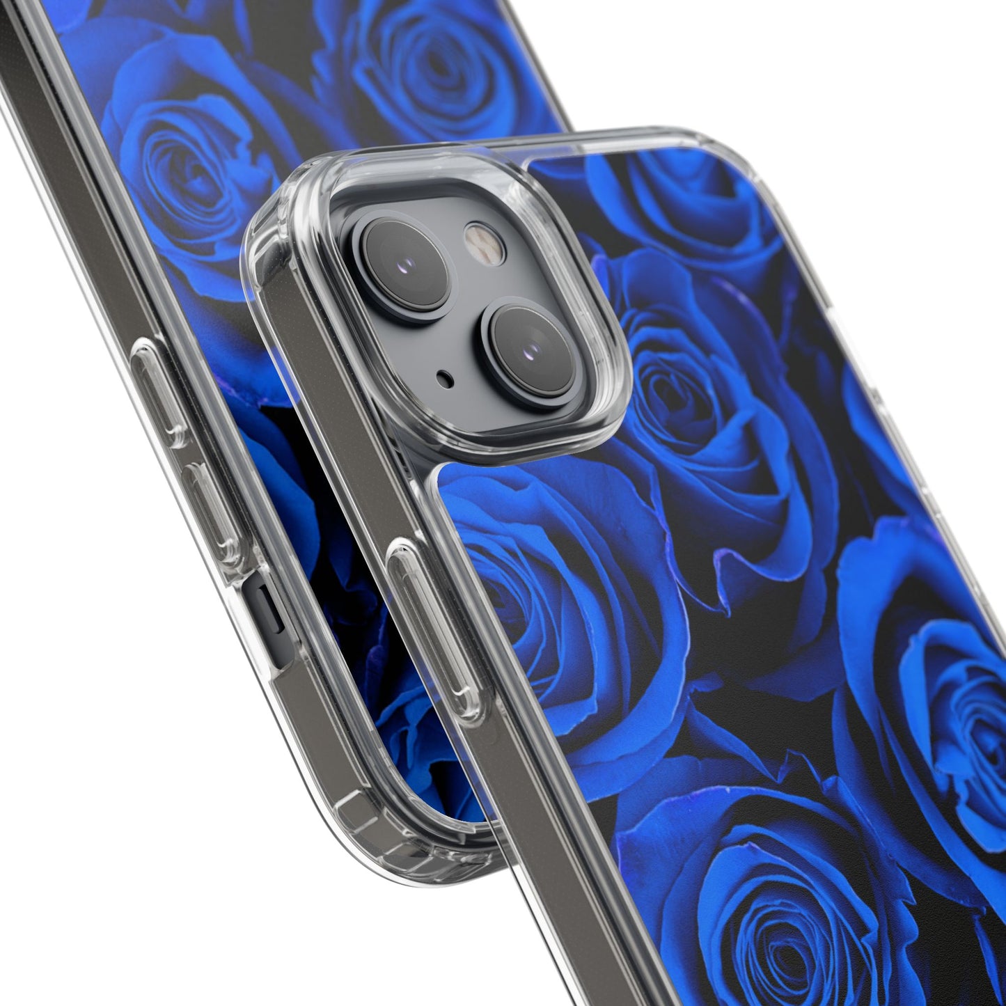 Clear Phone Case – Midnight Bloom