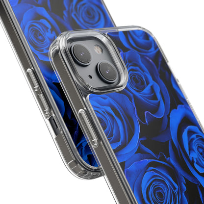 Clear Phone Case – Midnight Bloom
