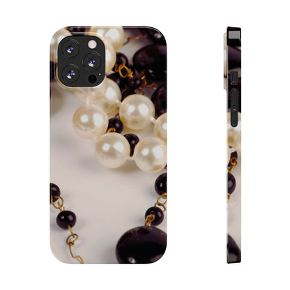 Slim Phone Case – Noir Pearl