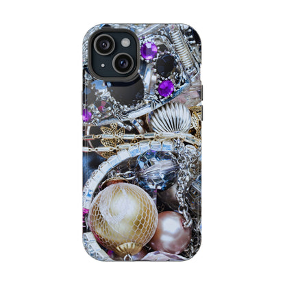 Impact-Resistant Phone Case – Chrome Jewel
