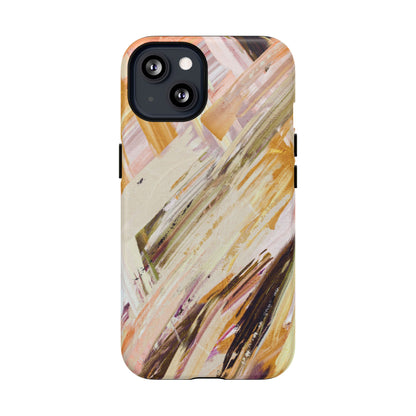 Protective Magnetic Phone Case – Brush & Bronze
