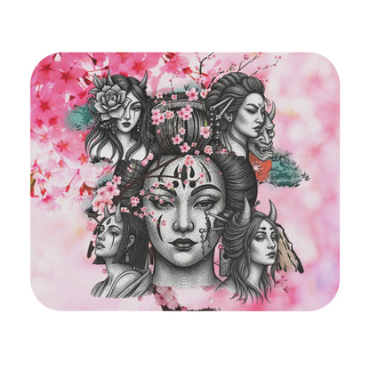 Rectangle Mouse Pad – Blossom & Thorn
