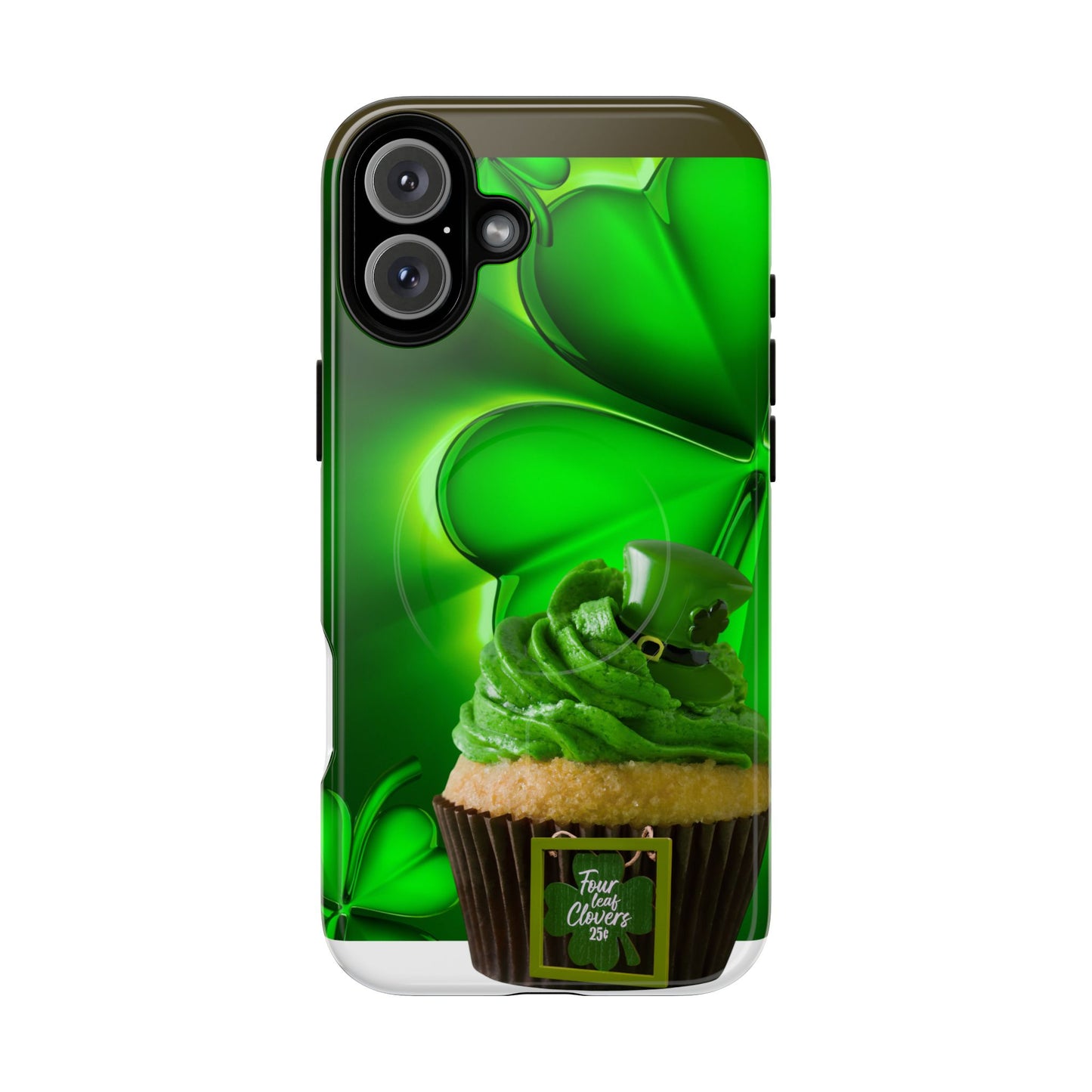 Protective Phone Case – Lucky Clover Cupcake