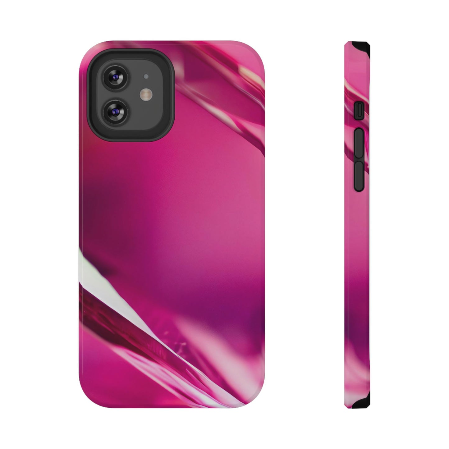 Impact-Resistant Phone Case – Magenta Motion