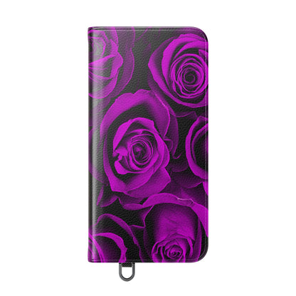 Flip Case – Amethyst Roses