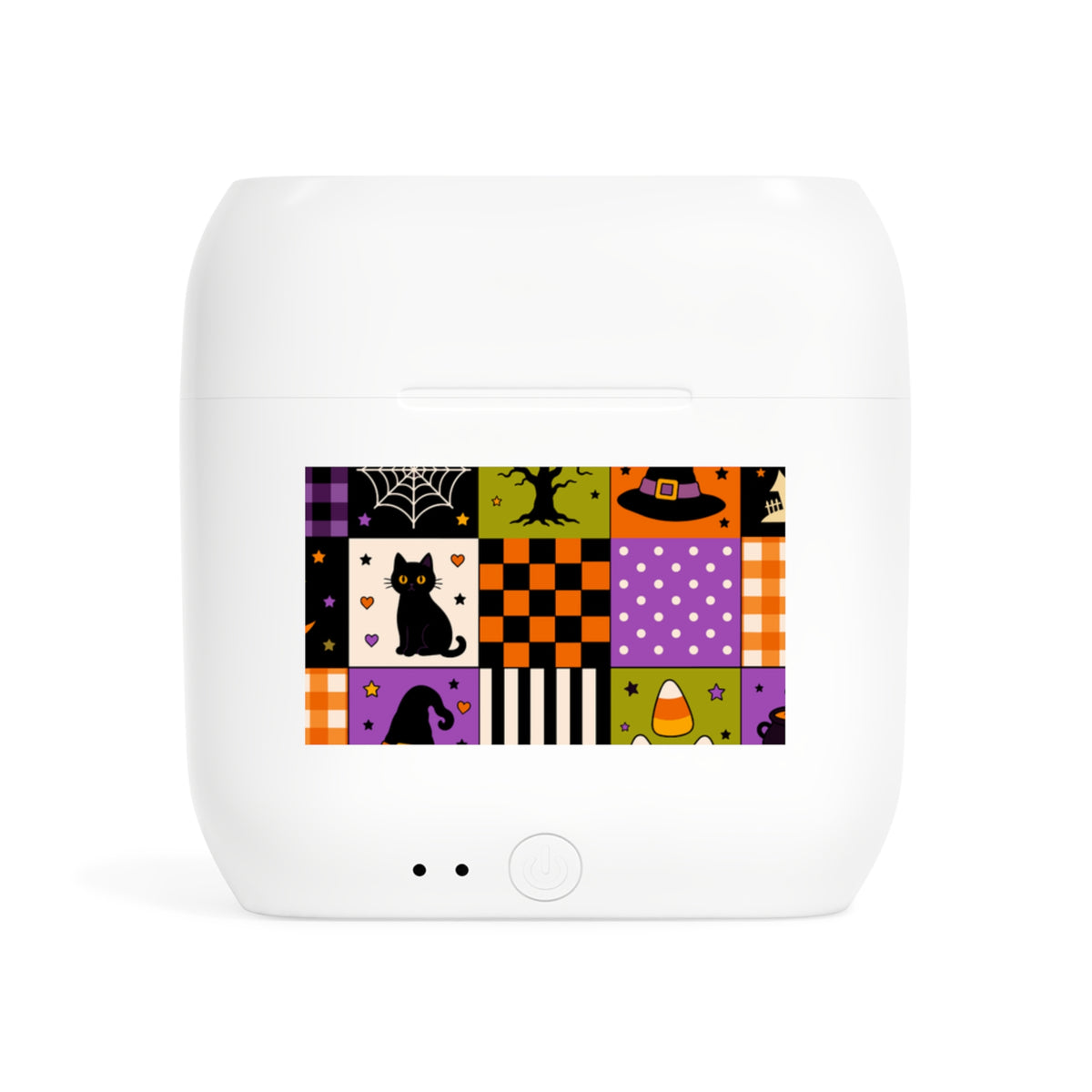 Wireless Earbuds – Spooky Patchwork