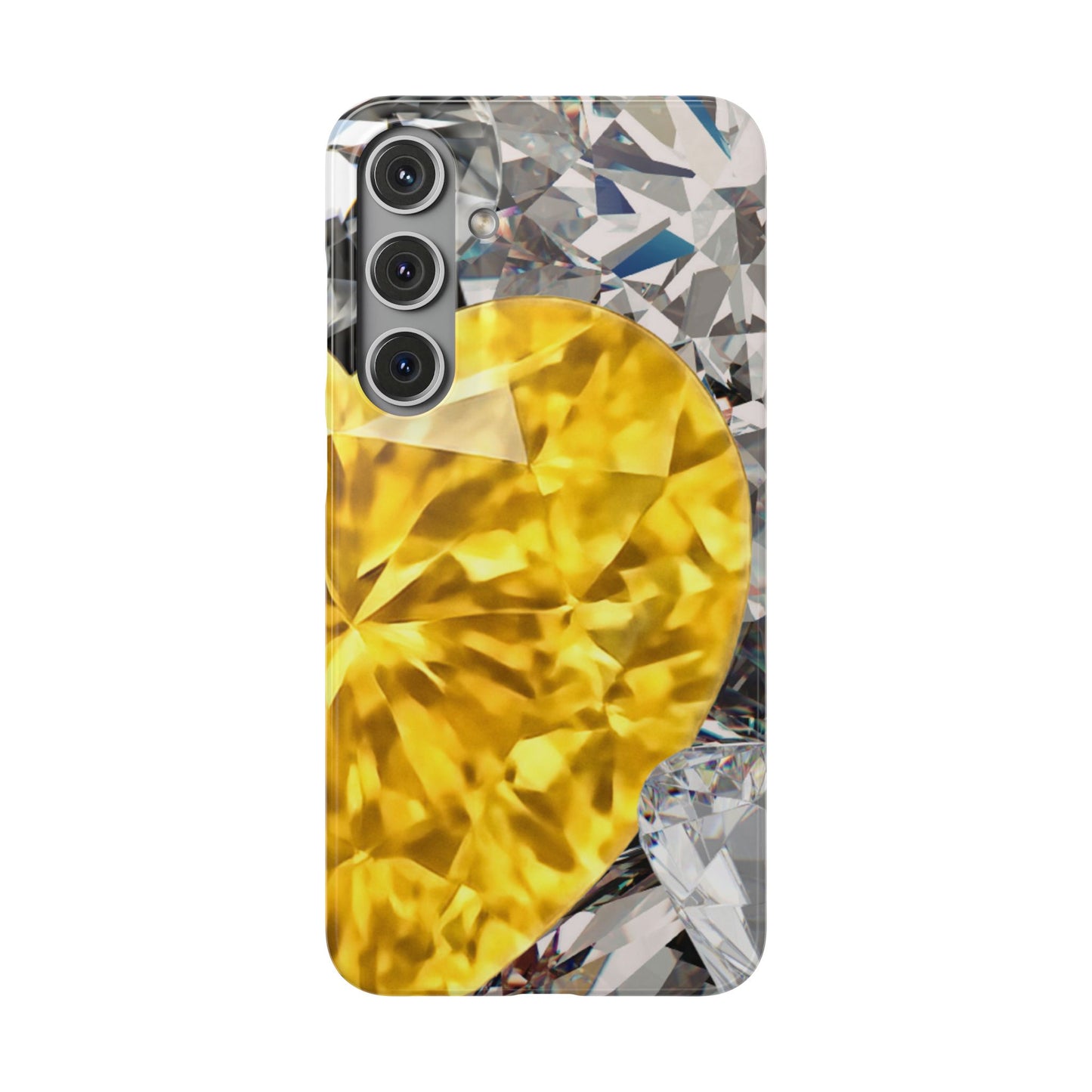 Snap Phone Case – Heart of Gold