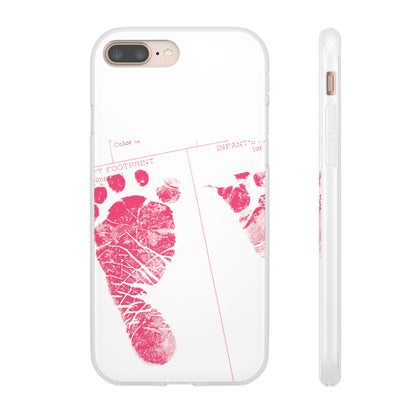Flexi Case – Mom’s Little Pink Footprints