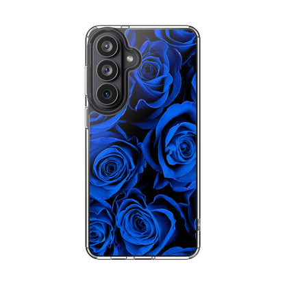 Clear Phone Case – Midnight Bloom