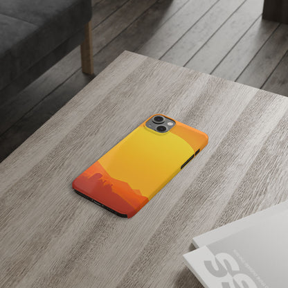 Slim Phone Case – Desert Sunrise