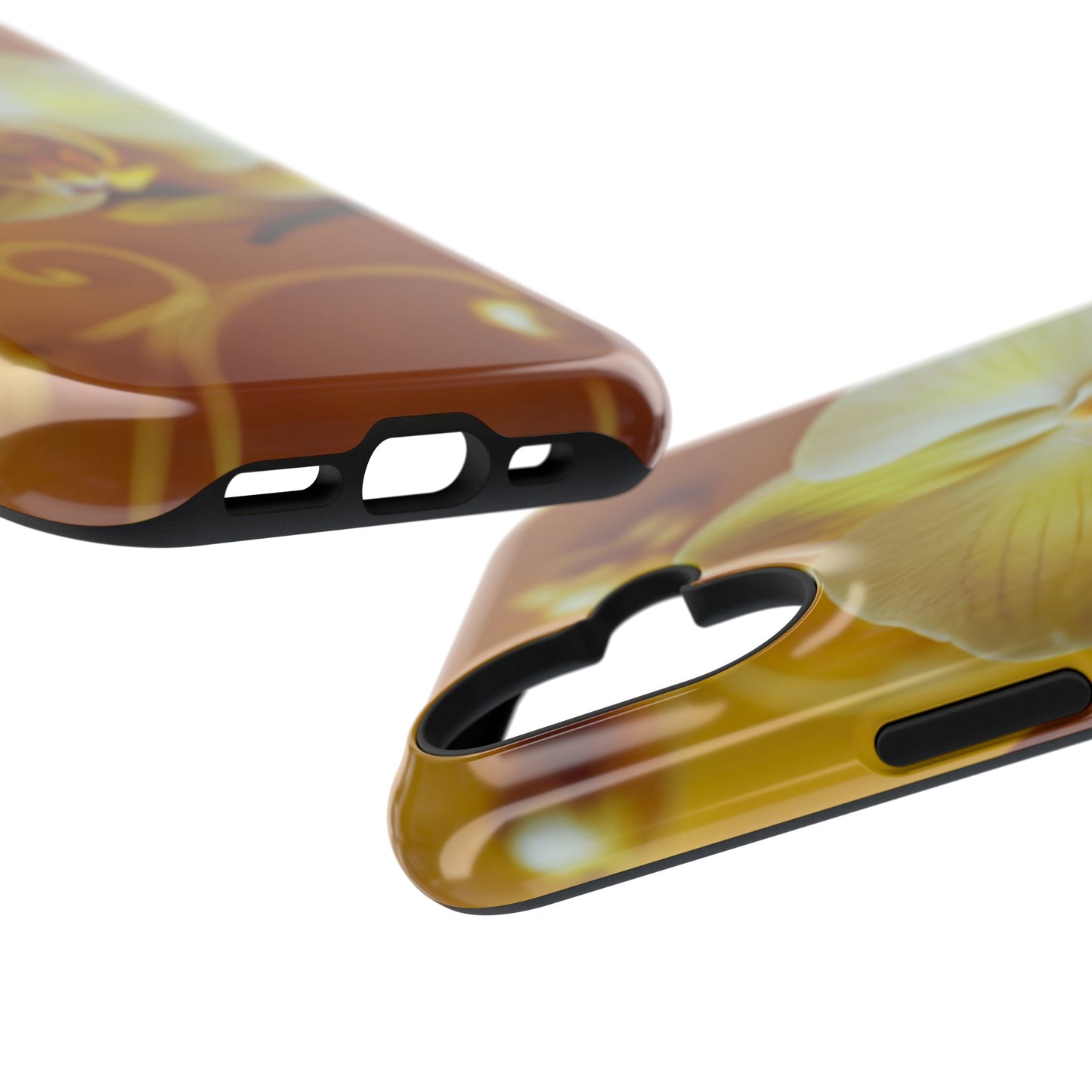 Protective Phone Case – Amber Orchid