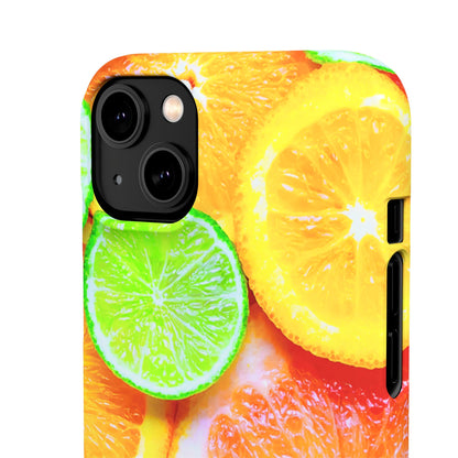 Snap Phone Case – Sunkissed Citrus